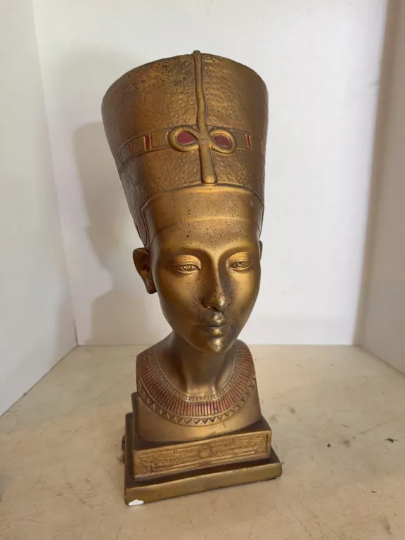 Egyptian Royal Bust 19� Tall