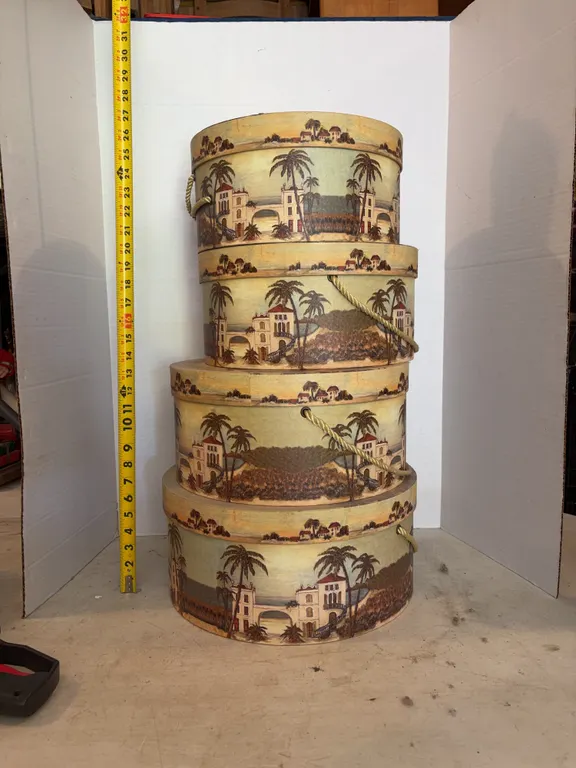 Decorative Nesting Hat Boxes