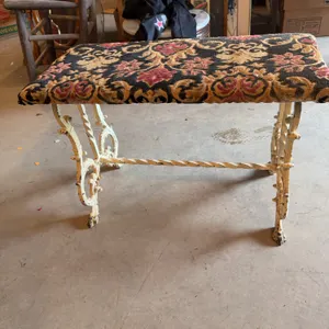 Decorative Bench With Cast Iron Legs 24�x 16�