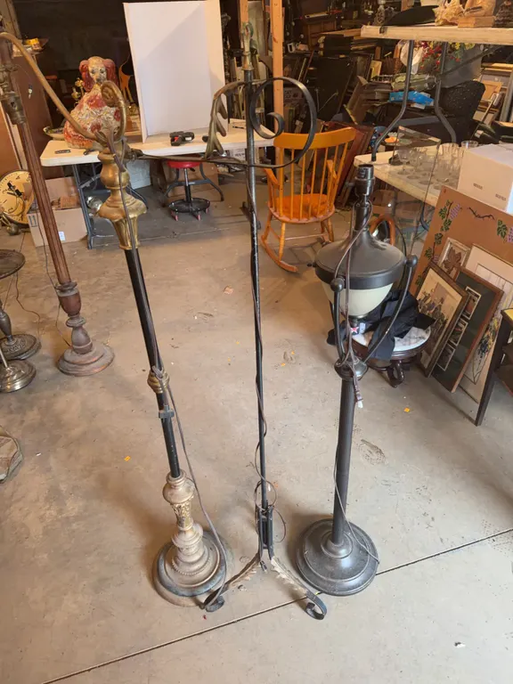 3 Large Lamps 2- 5ft 1- 4ft