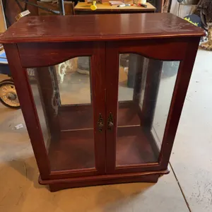 Light Up Small Display Cabinet Shelves Not Included 28� x 24� x 12�
