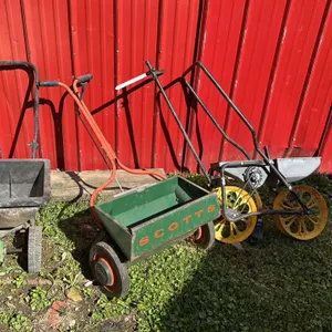 Yard seeder, spreader, and precision seeder