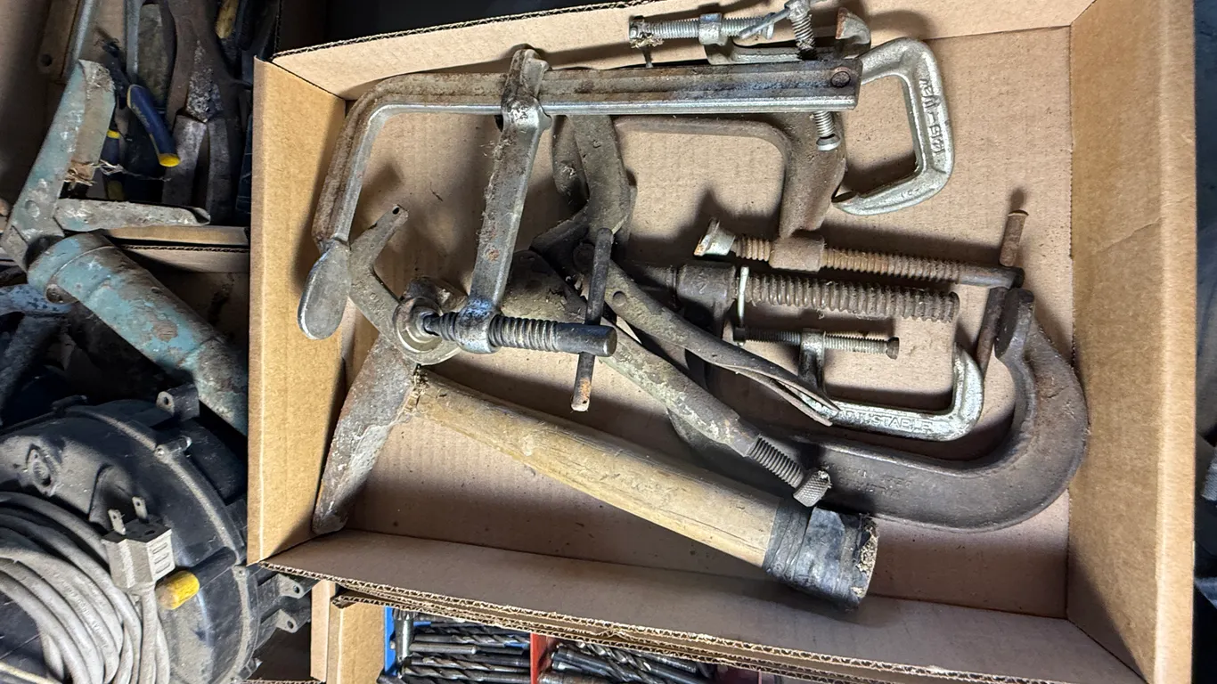 Hammer and clamps