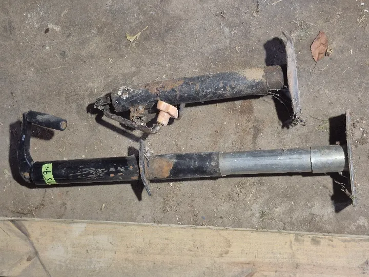 Two trailer jacks