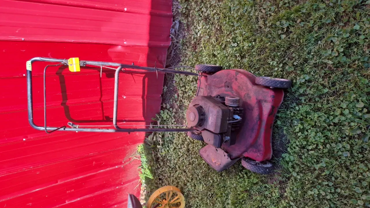 20" push mower