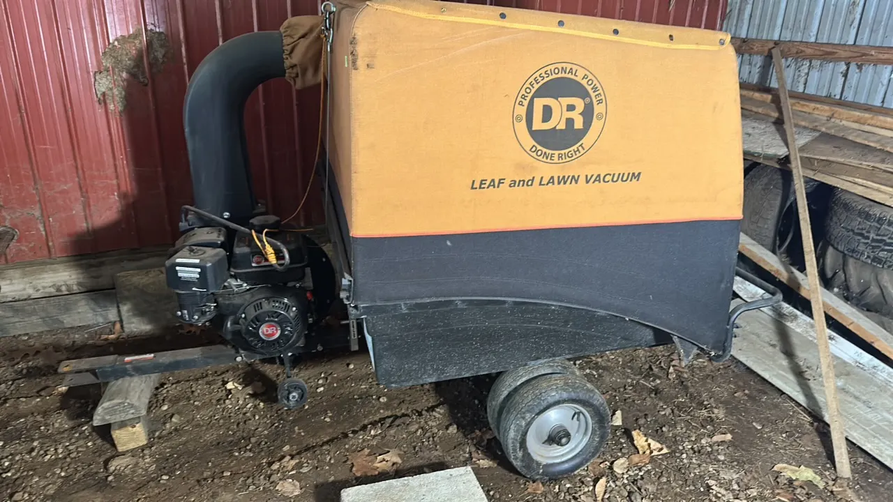 DR leaf and lawn vacuum. Used very little