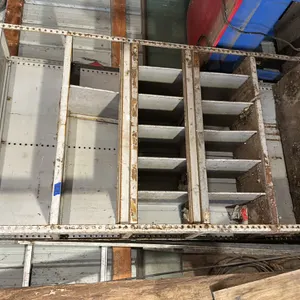 Metal shelf. 36 x 86. No contents