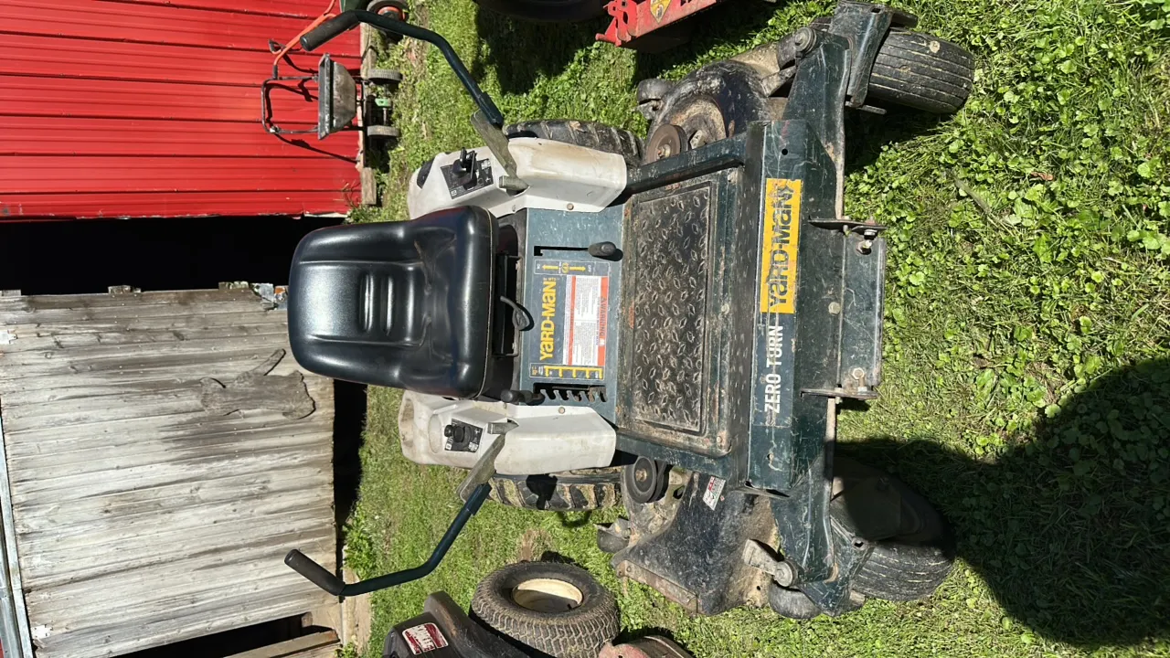 Yard-Man Zero-Turn mower. Starts and runs