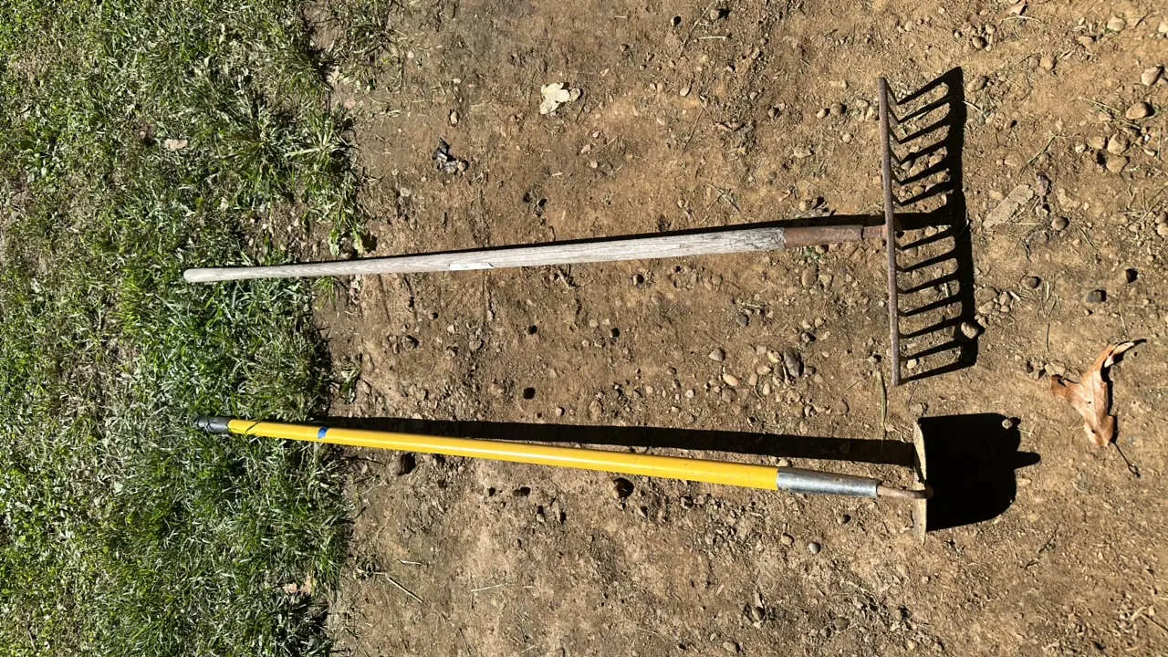 Hoe and rake