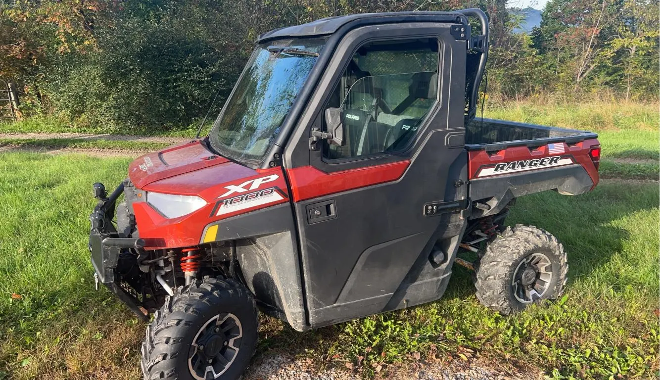 2020 Polaris XP 1000 Dual Overhead Cam Ranger w/ Plow & (4) New Tires -Heated, AC, w/ Front & Rear Winch + Lights & Hitch -1,931 Miles -Front & Rear C