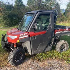 2020 Polaris XP 1000 Dual Overhead Cam Ranger w/ Plow & (4) New Tires -Heated, AC, w/ Front & Rear Winch + Lights & Hitch -1,931 Miles -Front & Rear C