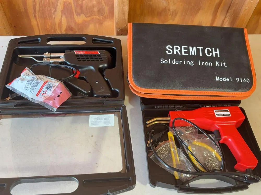 Weller Professional Solder Gun Kit, Plastic Welding Gun & Sremtch Soldering Iron Kit
