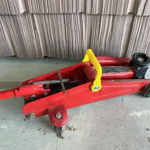 Red Rolling Floor Jack