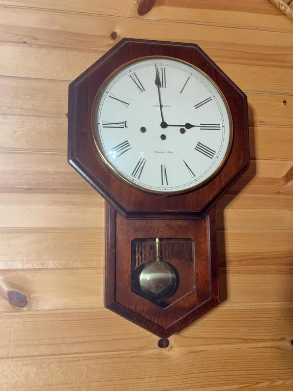 Howard Miller Westminster Chime School House Clock -Has Chip