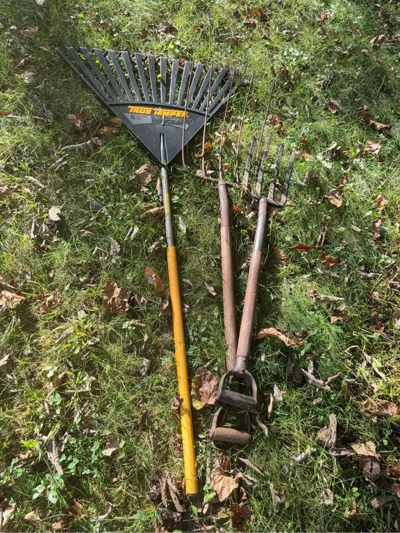 True Temper Plastic Rake, Hay Fork & Silage Fork