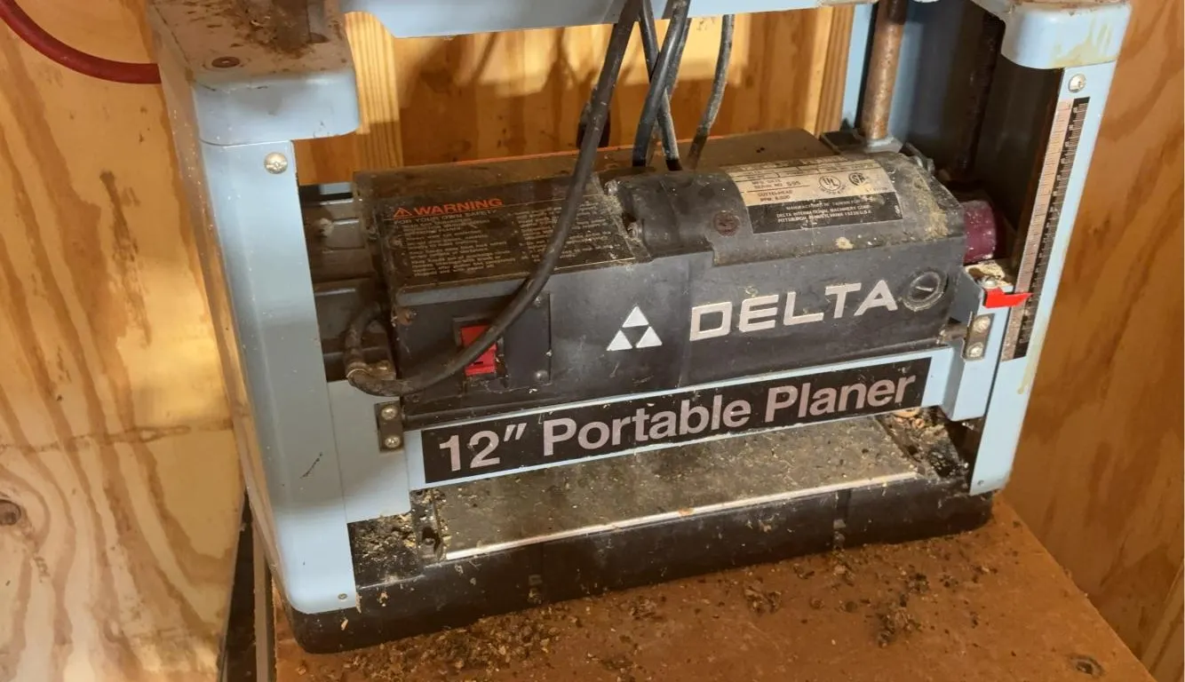 Delta 12”x5.9” Portable Planer On Stand -Model 22-540 -Untested