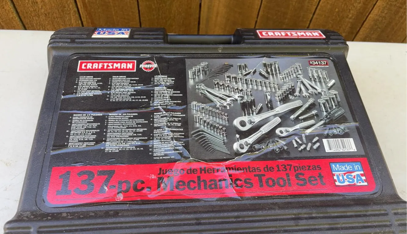Craftsmen Mechanics Tool Set In Case -Some Pieces Missing
