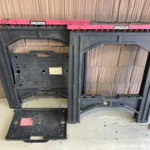 (2) task force plastic sawhorses
