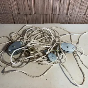 Poly Rope Hoist Pulley Wheel Block and Tackle
