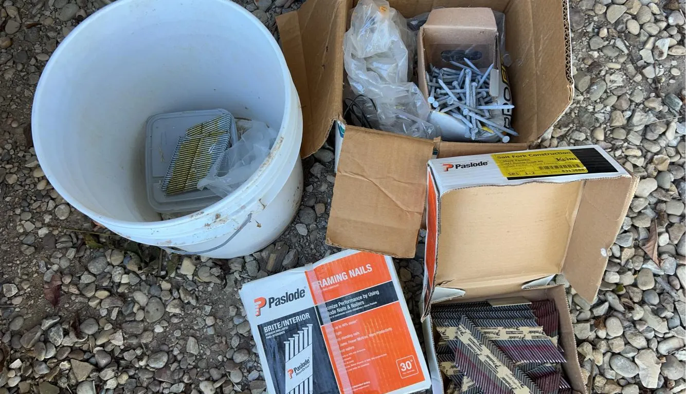 Paslode Framing Nails and Misc - one is new