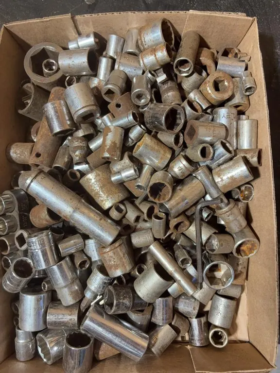 Large box of sockets