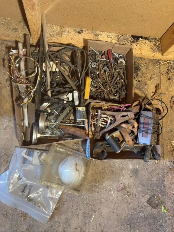 Three boxes of tools including Allen wrenches and Misc.