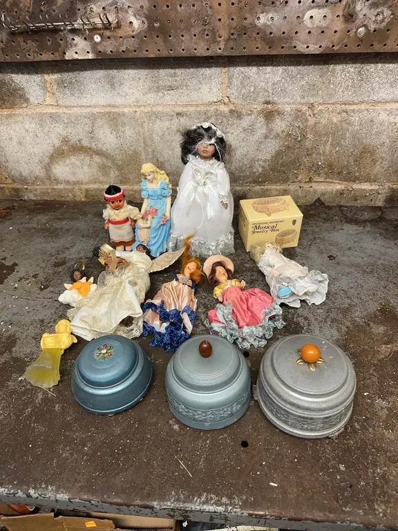 Assorted dolls & more
