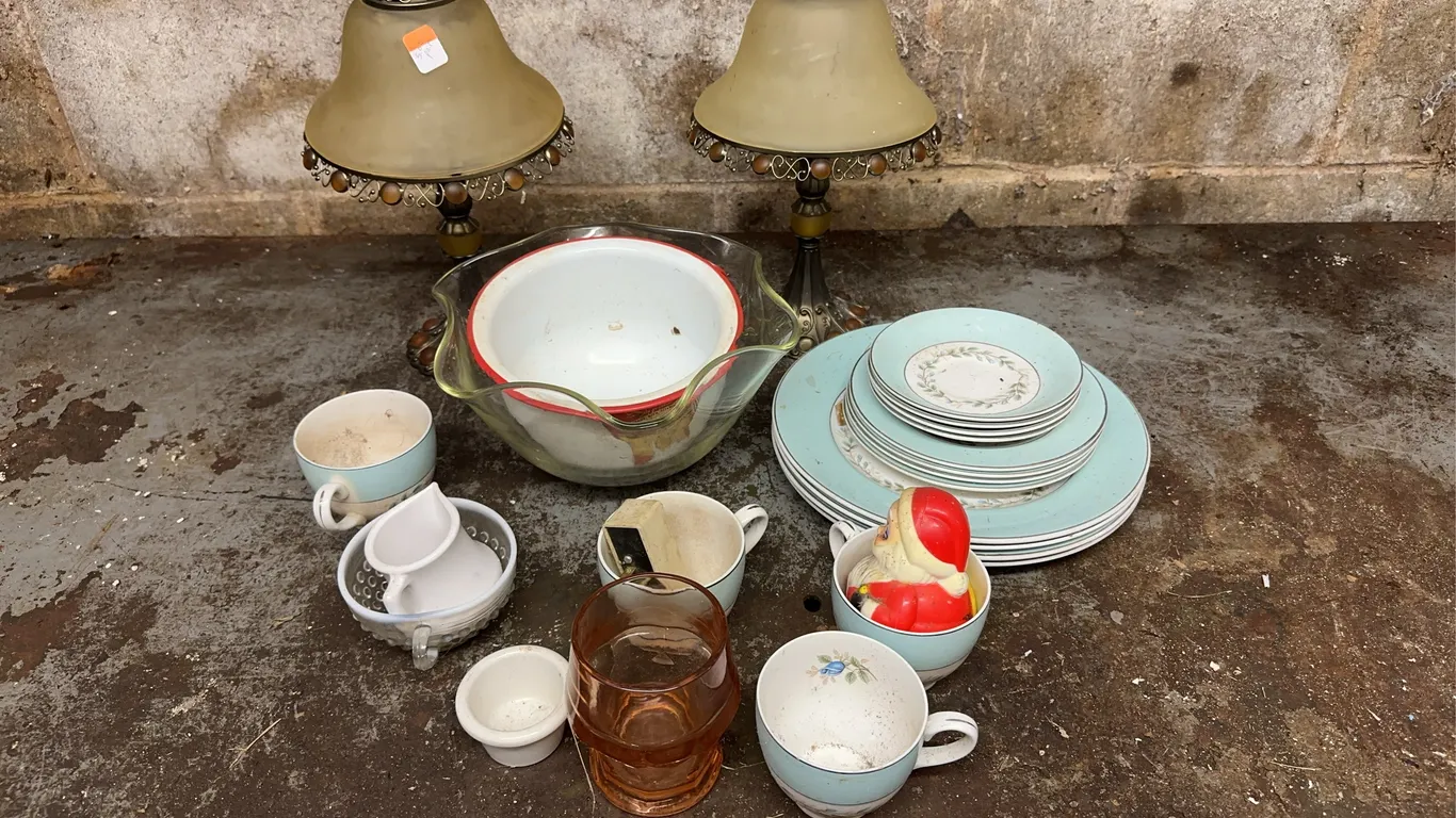 Candle holders with globes, graniteware & more