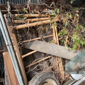 Contents of Corner & Outside Items Including Scaffolding, Wood & More
