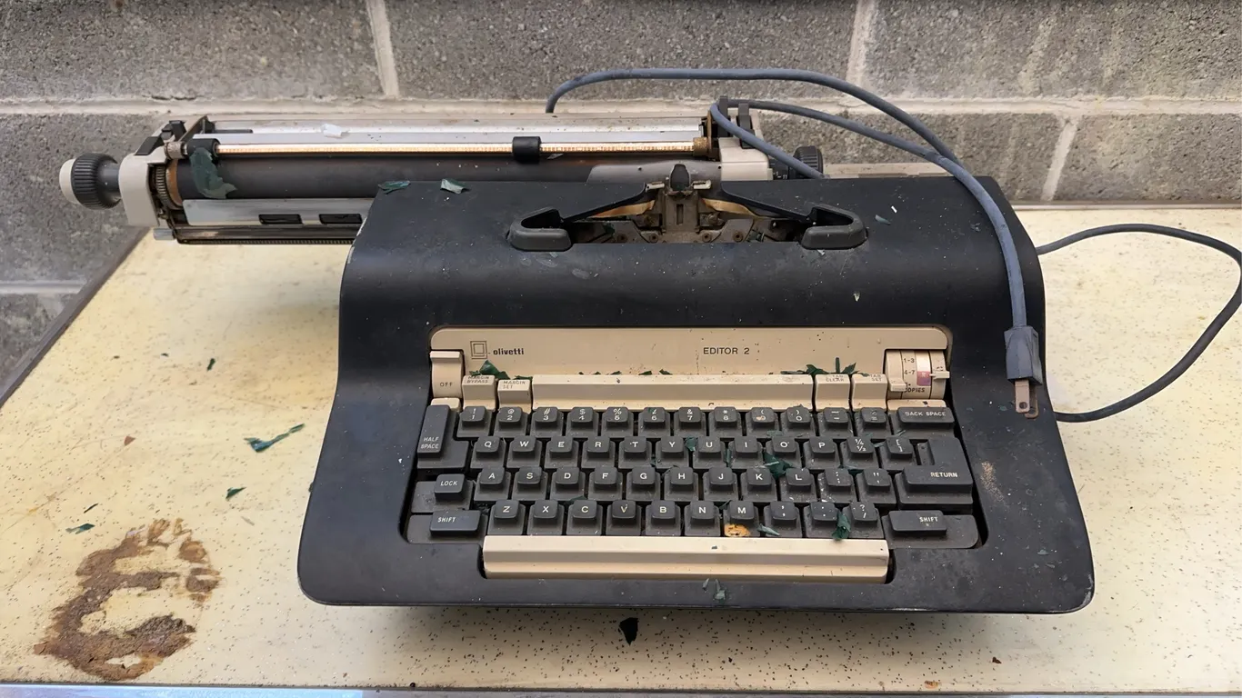 Olivetti typewriter