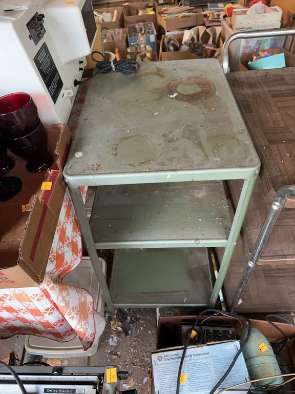 (2)- 3 shelf carts w/ casters