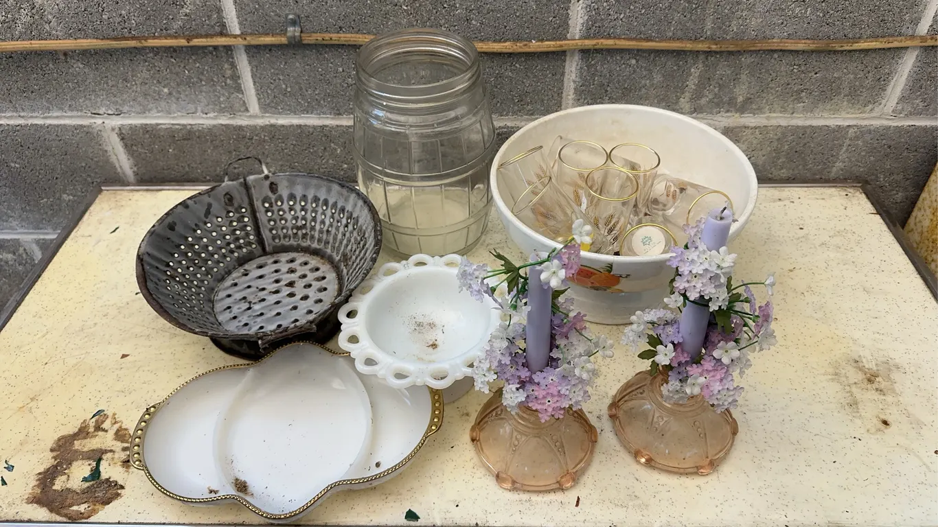 Graniteware, glassware & more