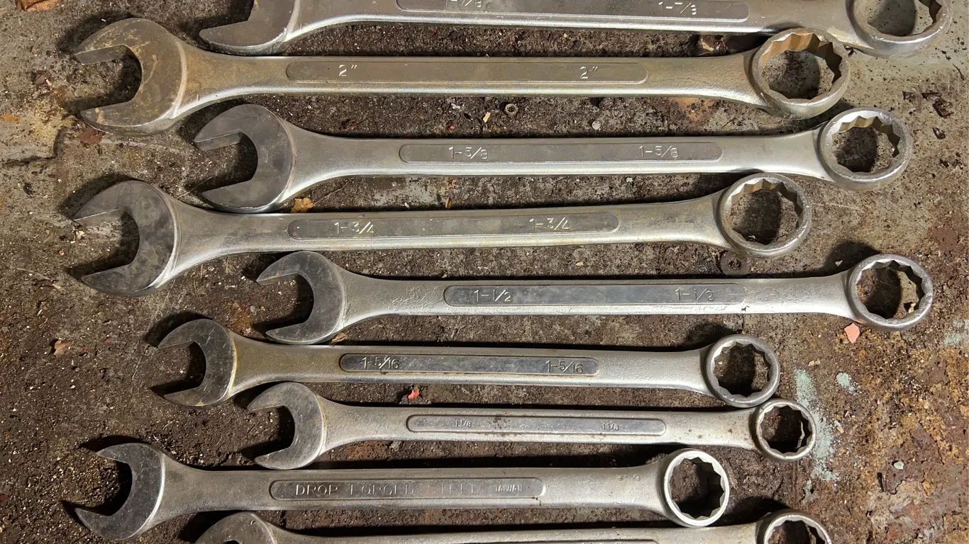 (9) Drop Forged Steel Wrenches