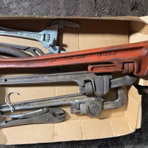 Wrenches Including (2) Rigid 18� & 24�, Nut Wrench & More