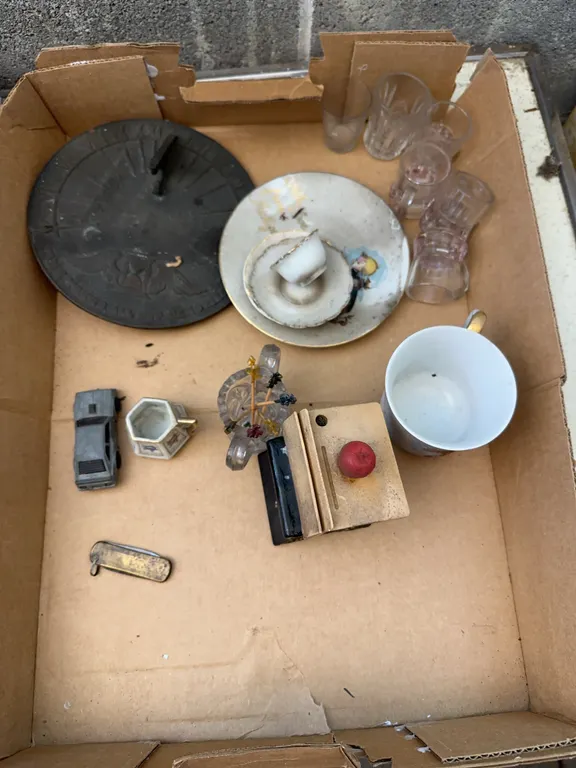 Candle holder, glassware & more