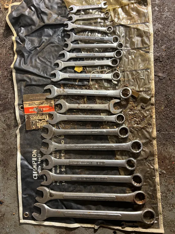 Wrench Set Including Mostly Drop Forged Steel & Some Craftsmen Wrenches