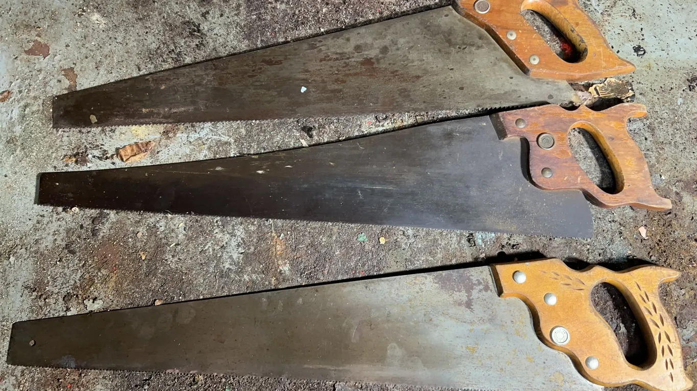 (3) Antique Hand Saws