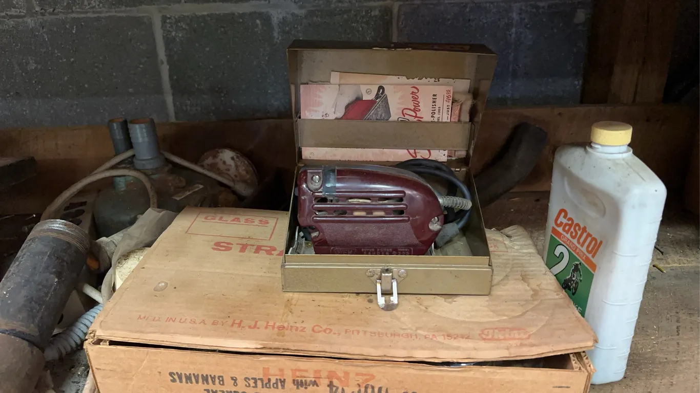 Electric sander, punches, wedge & more