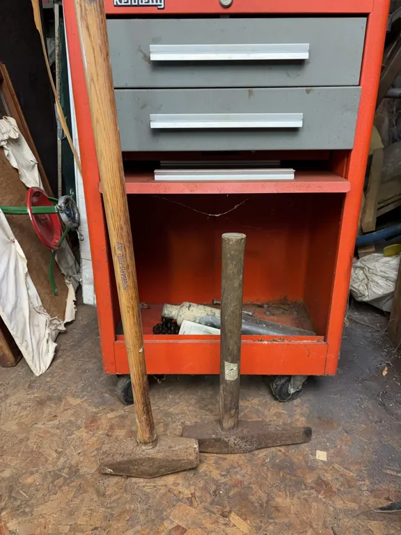 Sledge & railroad hammer
