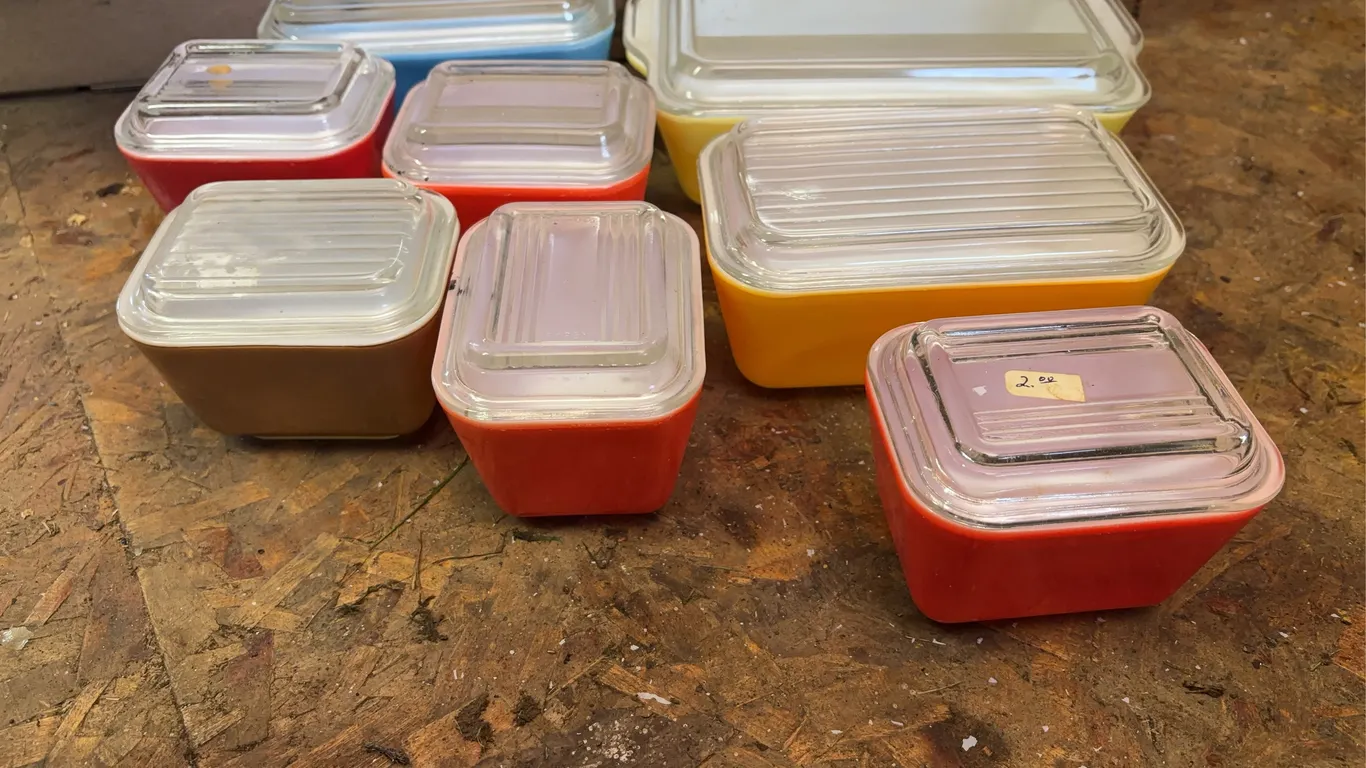 Pyrex refrigeration dishes