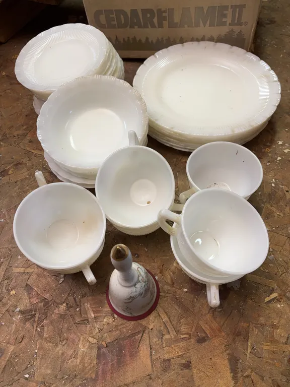 Plates, saucers, cups & more