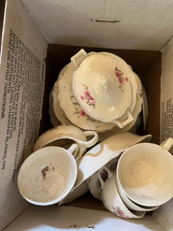 Homer Laughlin plates, bowls, saucers & cups