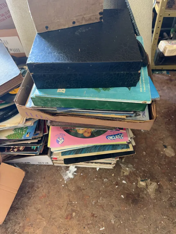 Large lot of records