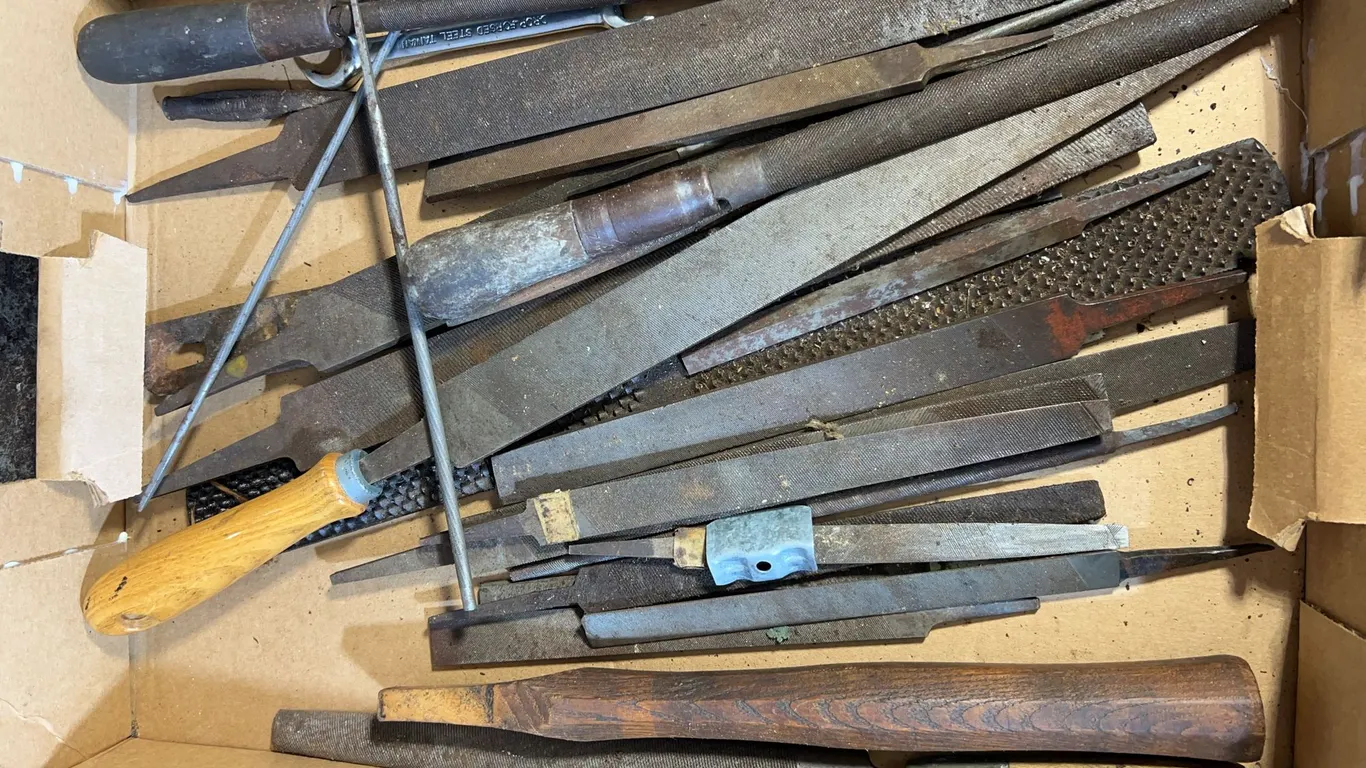 Assortment Of Vintage Metal Files