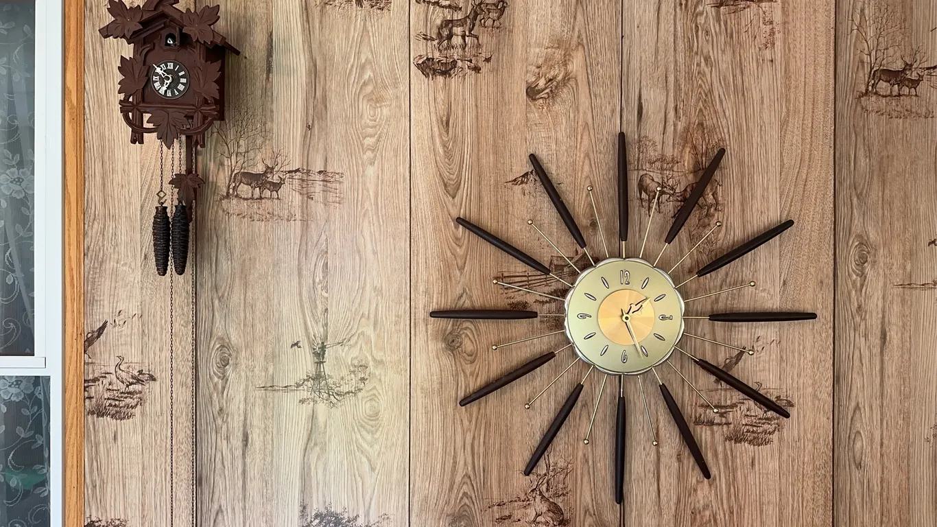 Cuckoo clock made in Germany and other clock