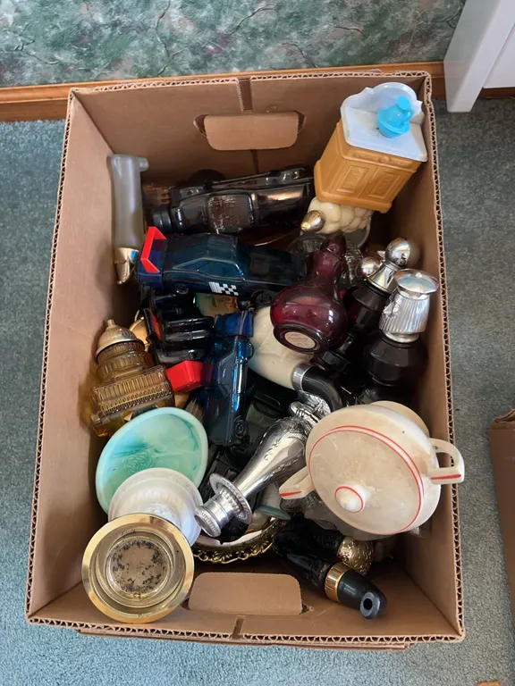 Large lot of Avon perfume bottles