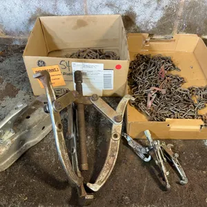 Lots of Chains, Gear Pullers, 2� Ball Coupler & More