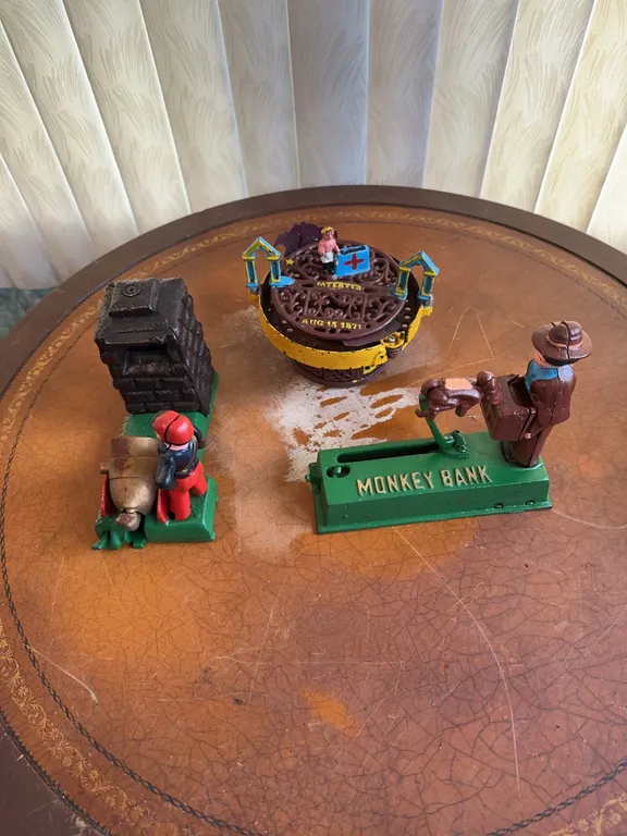 (3)- coin banks