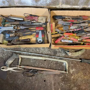 Tools Including Screwdrivers, Wrench, Saw, Tubing Bender, Knives & More