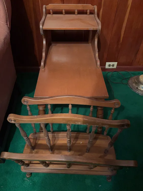 Magazine rack & end table